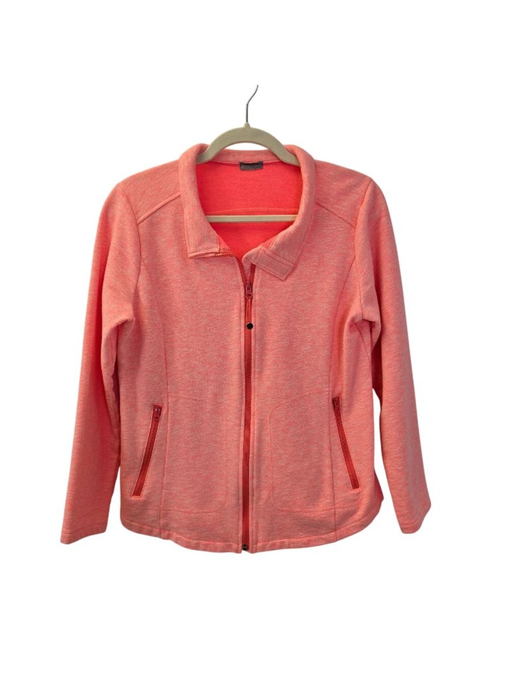 T by Talbots Fleece Lined Full Zip Activewear Jackets Size M (est)